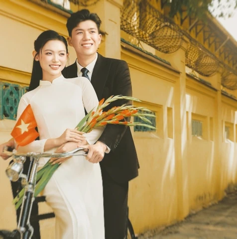 Chup Album Cưới Áo Dài Trắng 30/4 tại Càn Thơ