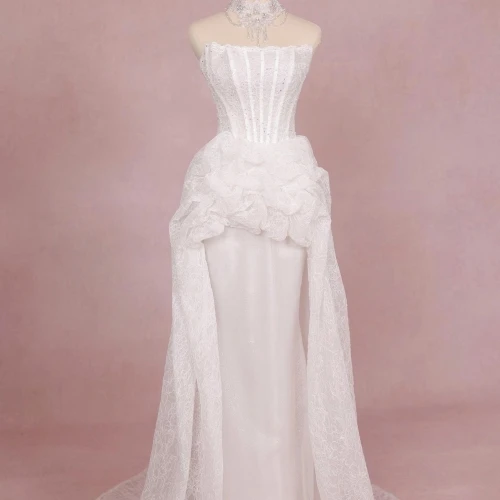 VÁY CƯỚI ĐI BÀN TRENDY