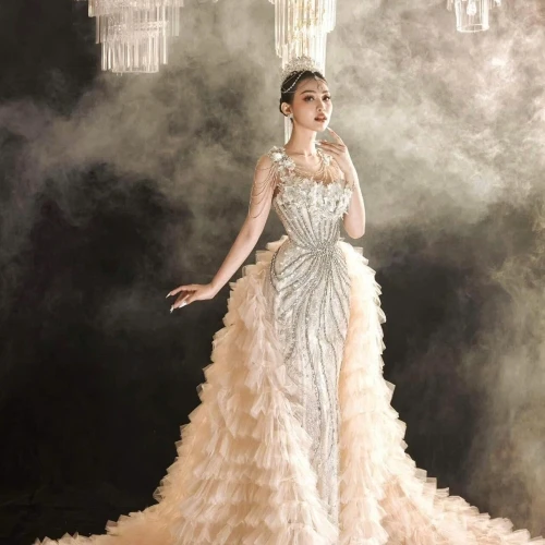Váy Cưới ĐUÔI CÁ THIẾT KẾ